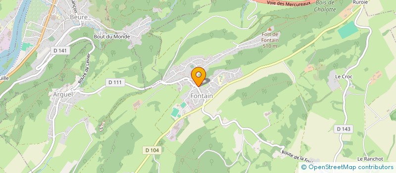 localisation de l'entreprise COMMUNE DE LA VEZE à LA VEZE