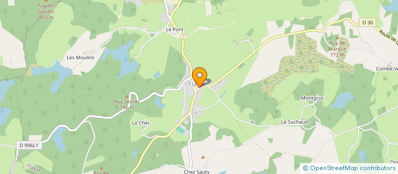 localisation de l'entreprise COMMUNE DE LA VILLETELLE à LA VILLETELLE
