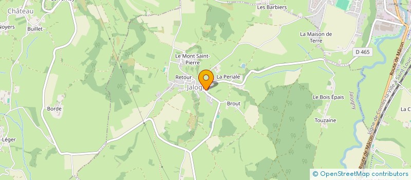 localisation de l'entreprise COMMUNE DE LA VINEUSE SUR FREGANDE à LA VINEUSE SUR FREGANDE