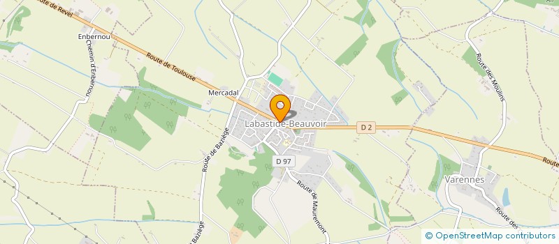 localisation de l'entreprise COMMUNE DE LABASTIDE BEAUVOIR  LABASTIDE-BEAUVOIR