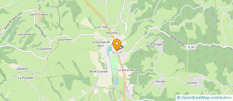 localisation de l'entreprise COMMUNE DE LABATHUDE  LABATHUDE