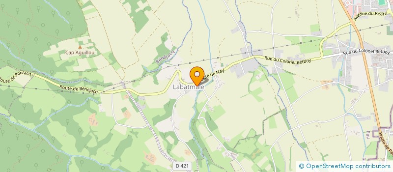 localisation de l'entreprise COMMUNE DE LABATMALE  LABATMALE