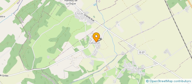 localisation de l'entreprise COMMUNE DE LABATUT à LABATUT