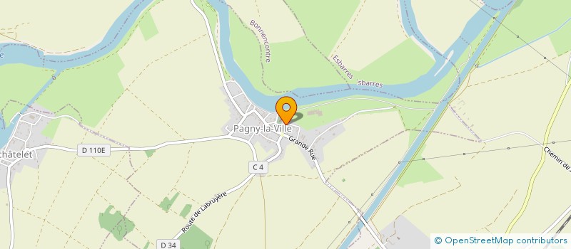 localisation de l'entreprise COMMUNE DE LABRUYERE  LABRUYERE