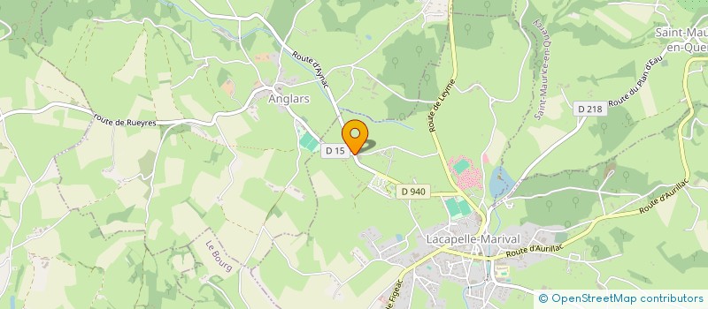 localisation de l'entreprise COMMUNE DE LACAPELLE MARIVAL  LACAPELLE-MARIVAL