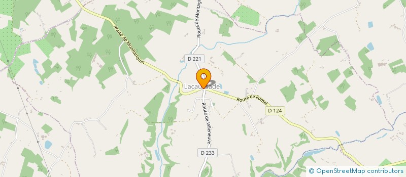 localisation de l'entreprise COMMUNE DE LACAUSSADE  LACAUSSADE