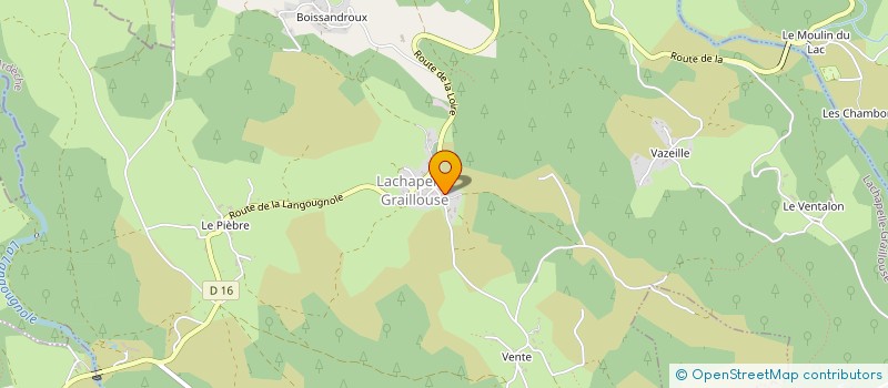 localisation de l'entreprise COMMUNE DE LACHAPELLE GRAILLOUSE  LACHAPELLE-GRAILLOUSE