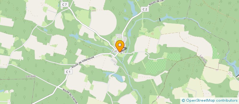 localisation de l'entreprise COMMUNE DE LACQUY  LACQUY