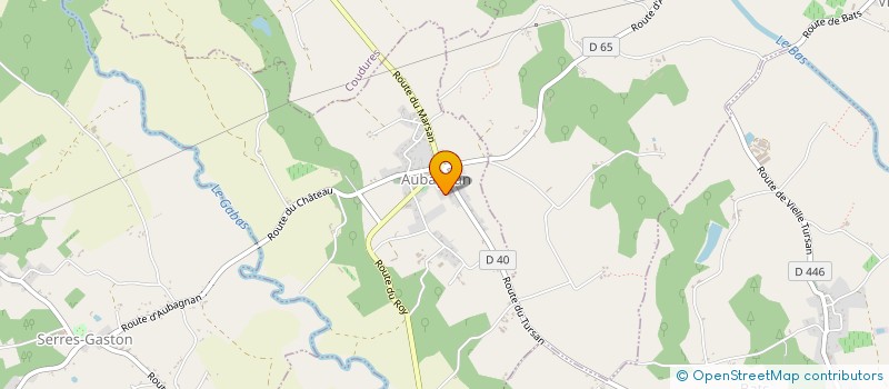 localisation de l'entreprise COMMUNE DE LACRABE  LACRABE