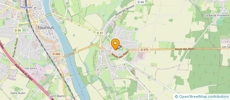 localisation de l'entreprise COMMUNE DE LACROST  LACROST