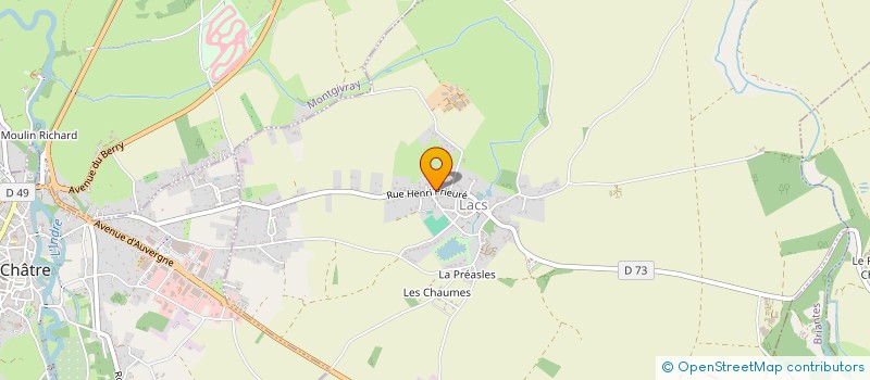 localisation de l'entreprise COMMUNE DE LACS à LACS
