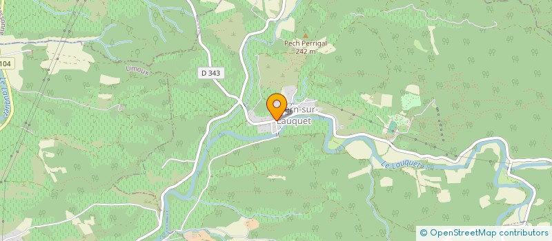 localisation de l'entreprise COMMUNE DE LADERN-SUR-LAUQUET  LADERN-SUR-LAUQUET