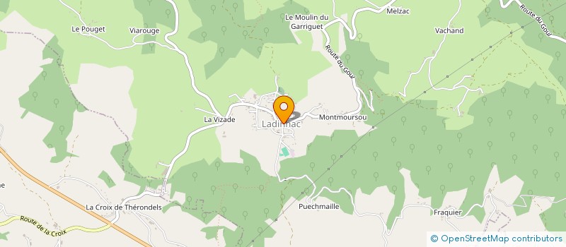 localisation de l'entreprise COMMUNE DE LADINHAC à LADINHAC
