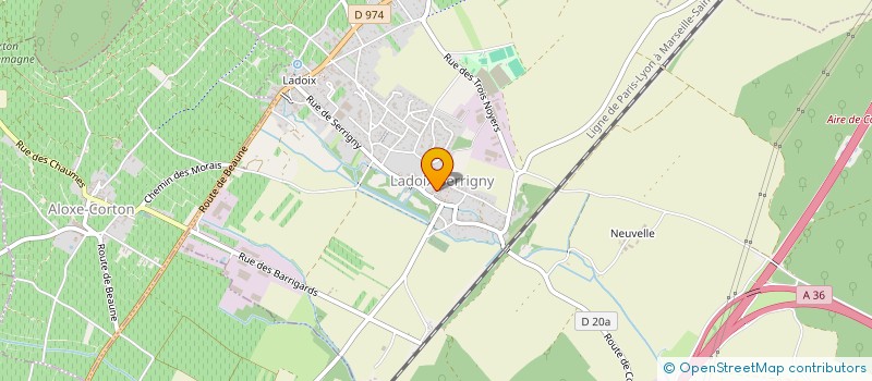 localisation de l'entreprise COMMUNE DE LADOIX-SERRIGNY  LADOIX-SERRIGNY