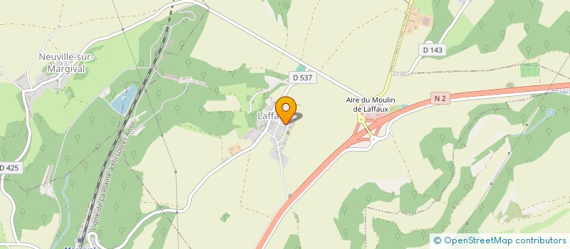 localisation de l'entreprise COMMUNE DE LAFFAUX  LAFFAUX