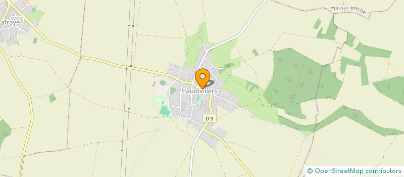 localisation de l'entreprise COMMUNE DE LAFRAYE  LAFRAYE