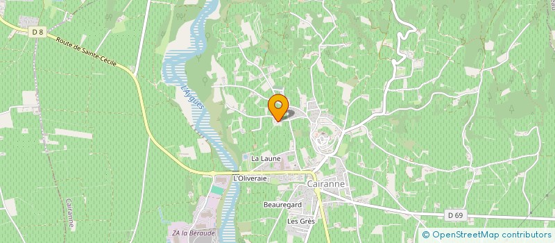 localisation de l'entreprise COMMUNE DE LAGARDE PAREOL  LAGARDE-PAREOL