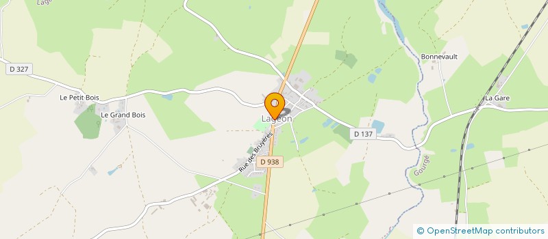 localisation de l'entreprise COMMUNE DE LAGEON  LAGEON