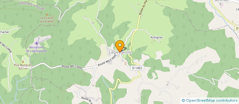 localisation de l'entreprise COMMUNE DE LAGLEYGEOLLE  LAGLEYGEOLLE