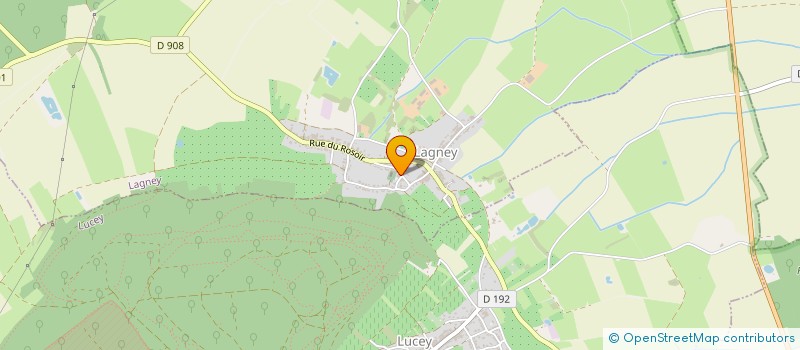 localisation de l'entreprise COMMUNE DE LAGNEY  LAGNEY