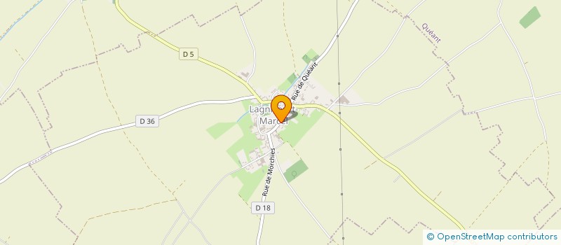 localisation de l'entreprise COMMUNE DE LAGNICOURT MARCEL  LAGNICOURT-MARCEL