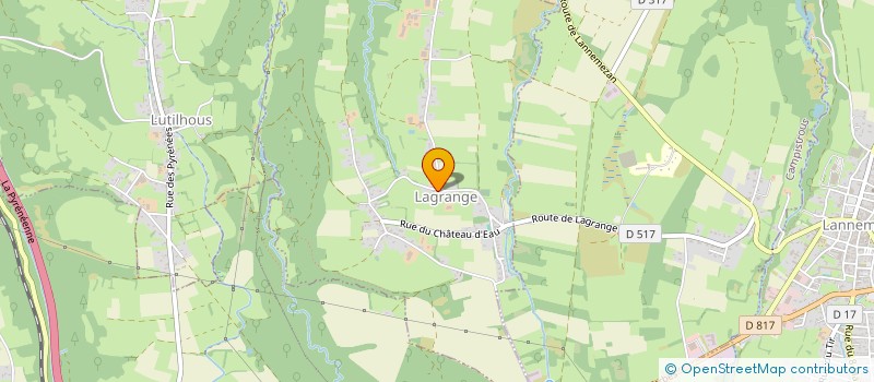 localisation de l'entreprise COMMUNE DE LAGRANGE  LAGRANGE
