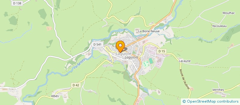 localisation de l'entreprise COMMUNE DE LAGUIOLE à LAGUIOLE
