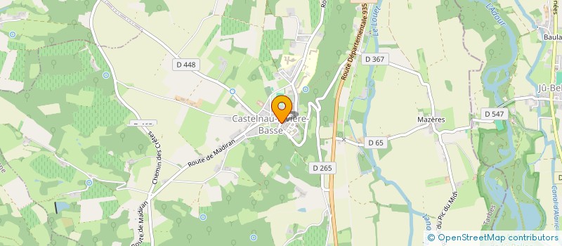 localisation de l'entreprise COMMUNE DE LAHITTE TOUPIERE  LAHITTE-TOUPIERE