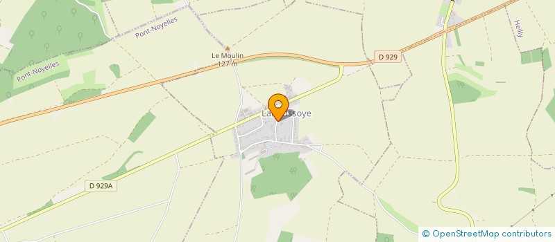 localisation de l'entreprise COMMUNE DE LAHOUSSOYE  LAHOUSSOYE