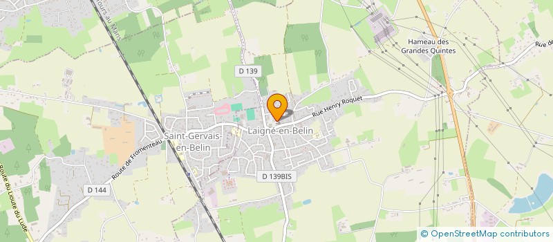 localisation de l'entreprise COMMUNE DE LAIGNE-SAINT-GERVAIS  LAIGNE-SAINT-GERVAIS