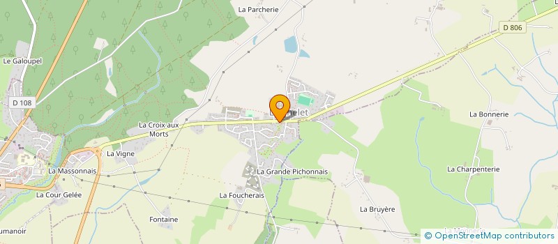 localisation de l'entreprise COMMUNE DE LAIGNELET  LAIGNELET