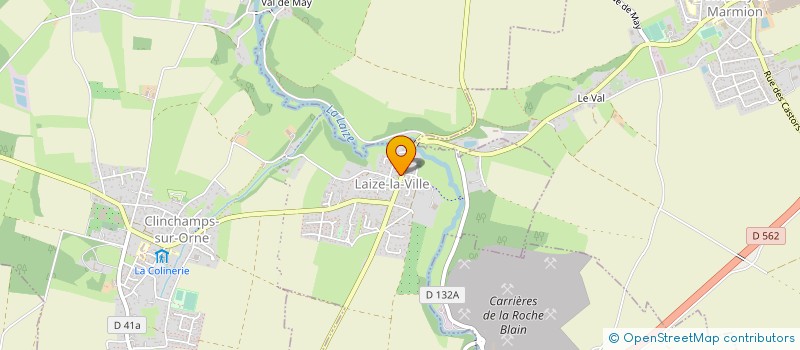 localisation de l'entreprise COMMUNE DE LAIZE-CLINCHAMPS  LAIZE-CLINCHAMPS