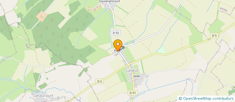 localisation de l'entreprise COMMUNE DE LALOEUF  LALUF