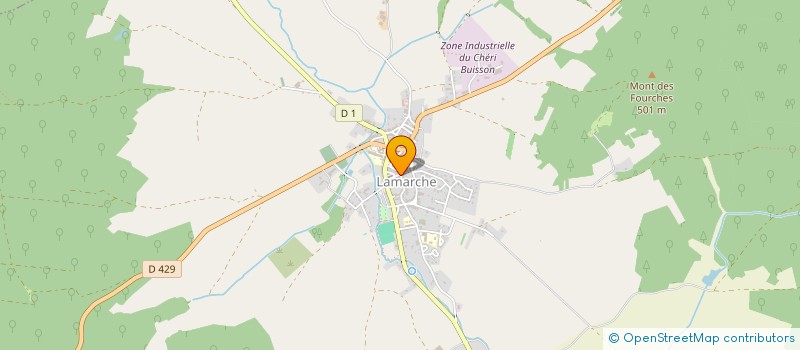 localisation de l'entreprise COMMUNE DE LAMARCHE  LAMARCHE
