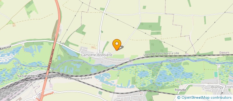 localisation de l'entreprise COMMUNE DE LAMOTTE BREBIERE  LAMOTTE-BREBIERE