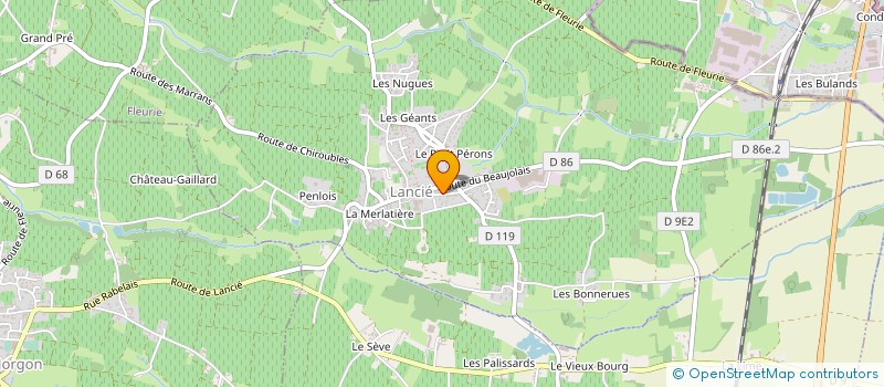 localisation de l'entreprise COMMUNE DE LANCIE  LANCIE