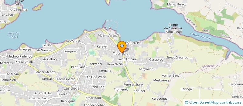 localisation de l'entreprise COMMUNE DE LANDEDA  LANDEDA