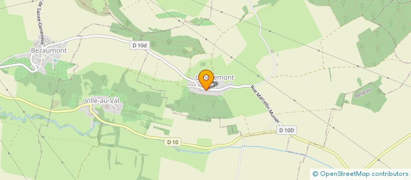 localisation de l'entreprise COMMUNE DE LANDREMONT  LANDREMONT