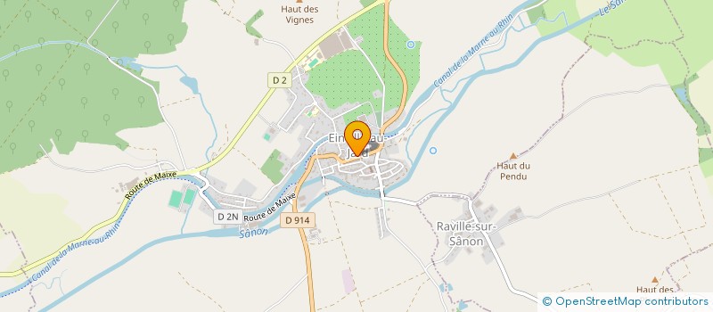 localisation de l'entreprise COMMUNE DE LANEUVEVILLE AUX BOIS  LANEUVEVILLE-AUX-BOIS