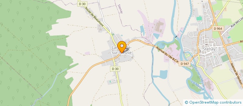 localisation de l'entreprise COMMUNE DE LANEUVILLE SUR MEUSE à LANEUVILLE-SUR-MEUSE