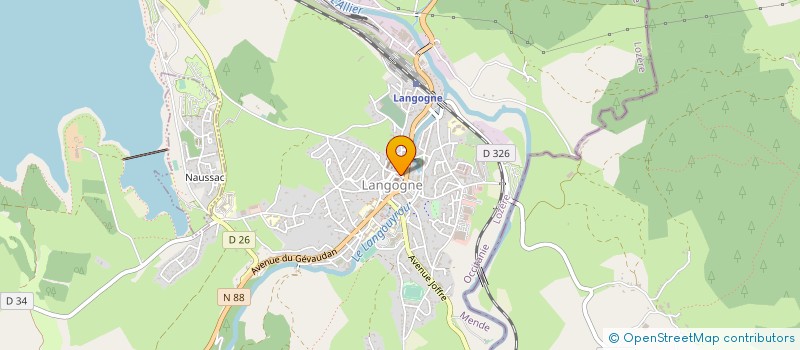 localisation de l'entreprise COMMUNE DE LANGOGNE à LANGOGNE