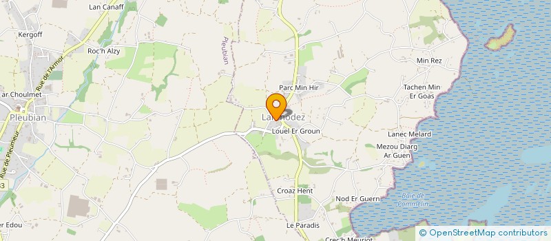 localisation de l'entreprise COMMUNE DE LANMODEZ  LANMODEZ