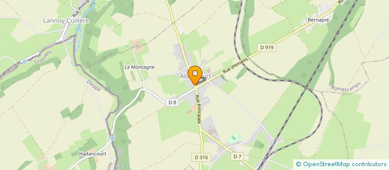 localisation de l'entreprise COMMUNE DE LANNOY CUILLERE  LANNOY-CUILLERE