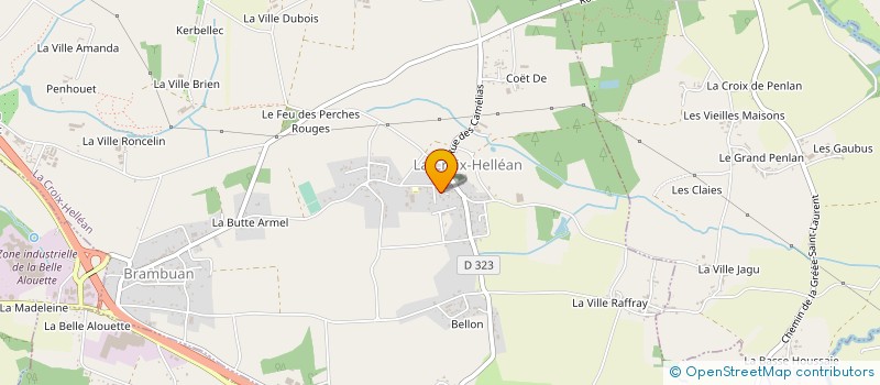 localisation de l'entreprise COMMUNE DE LANTILLAC  LANTILLAC