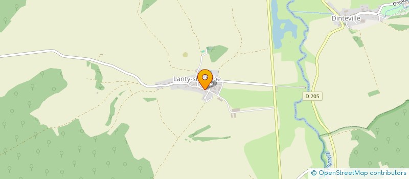 localisation de l'entreprise COMMUNE DE LANTY SUR AUBE à LANTY-SUR-AUBE