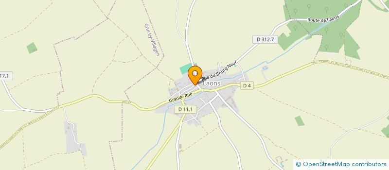 localisation de l'entreprise COMMUNE DE LAONS à LAONS
