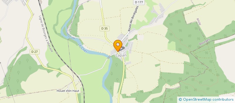 localisation de l'entreprise COMMUNE DE LAPAN  LAPAN