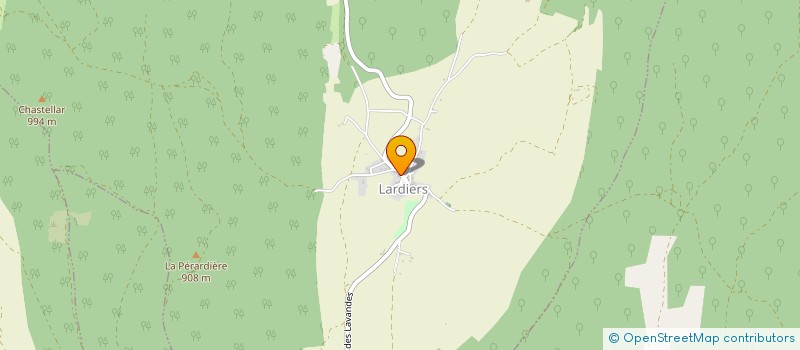 localisation de l'entreprise COMMUNE DE LARDIERS  LARDIERS