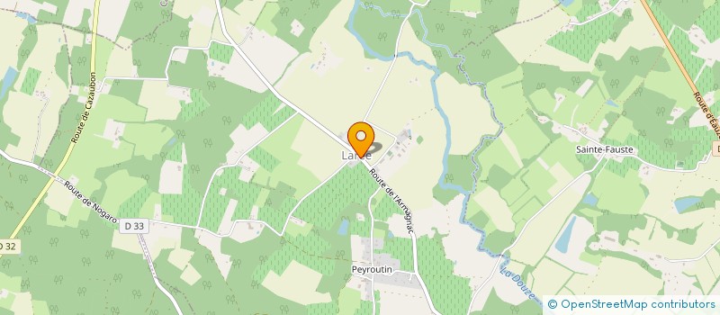 localisation de l'entreprise COMMUNE DE LAREE  LAREE