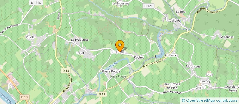 localisation de l'entreprise COMMUNE DE LAROQUE  LAROQUE